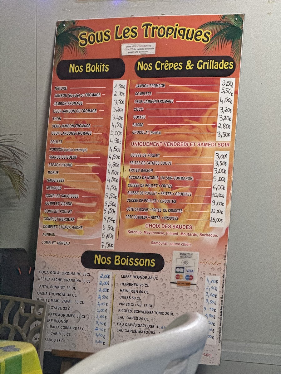 Menu Sous Les Tropiques-2