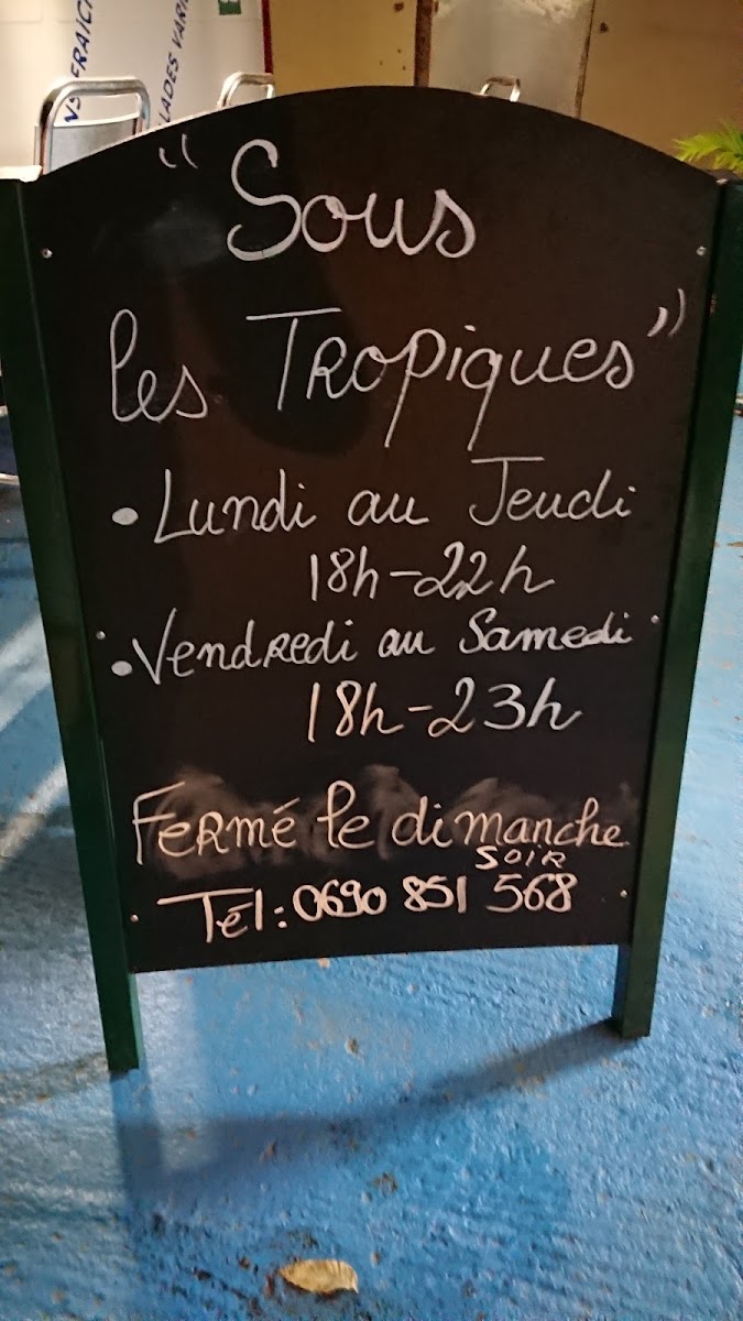 Menu Sous Les Tropiques-8
